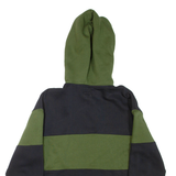 LEVI'S Button Neck Mens Green Hoodie M
