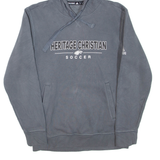 ADIDAS Heritage Christian Soccer Mens Grey Hoodie USA S