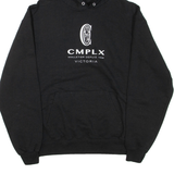 CHAMPION Mens Black Hoodie S