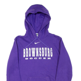 NIKE Brownsburg Soccer Mens Purple Hoodie USA L