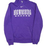 NIKE Brownsburg Soccer Mens Purple Hoodie USA L