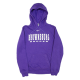 NIKE Brownsburg Soccer Mens Purple Hoodie USA L