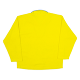 CHAMPION Mens Fleece Yellow 1/4 Zip 90s M