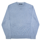 NAUTICA Mens Jumper Blue Tight Knit L