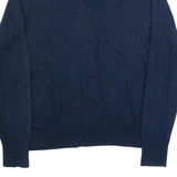 TOMMY HILFIGER Womens Cardigan Blue Tight Knit L