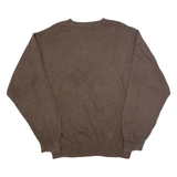 NAUTICA Mens Jumper Brown Tight Knit 2XL