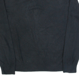 POLO RALPH LAUREN Mens Jumper Black V-Neck Tight Knit M