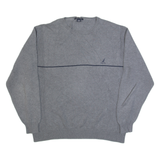 NAUTICA Mens Jumper Grey Tight Knit XL