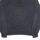 CALVIN KLEIN Mens Jumper Grey V-Neck Tight Knit XL