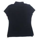 TOMMY HILFIGER Womens Polo Shirt Black L