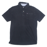 TOMMY HILFIGER Mens Polo Shirt Black M