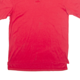 HANES Mens Polo Shirt Red 90s L
