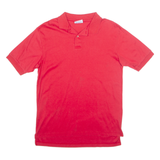 HANES Mens Polo Shirt Red 90s L