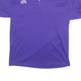 EXPRESS MARK Mens Polo Shirt Purple M