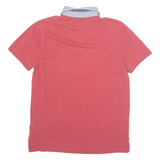 TOMMY HILFIGER Mens Polo Shirt Red M