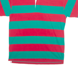 ST JOHNS BAY Mens Polo Shirt Red 90s Colourblock L