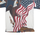 AMERICAN SUMMER USA Mens Polo Shirt White M