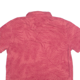 TOMMY BAHAMA Hawaiian Style Mens Polo Shirt Red 90s Floral XL