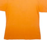 LOGO SCUBA Mens Polo Shirt Orange 90s S