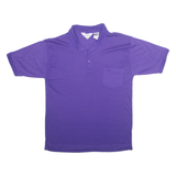 MOORES Mens Polo Shirt Purple M