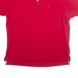 NAUTICA Mens Polo Shirt Red L