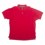 NAUTICA Mens Polo Shirt Red L