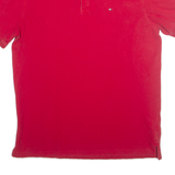 TOMMY HILFIGER Mens Polo Shirt Red 2XL