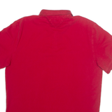 TOMMY HILFIGER Mens Polo Shirt Red 2XL