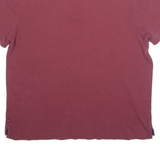 NAUTICA Mens Polo Shirt Maroon L