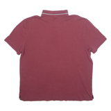 NAUTICA Mens Polo Shirt Maroon L