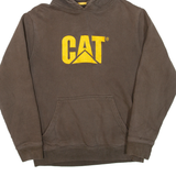 CAT Mens Brown Hoodie M