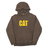 CAT Mens Brown Hoodie M