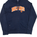 ANTIGUA Bears Womens Blue Hoodie Full Zip USA L