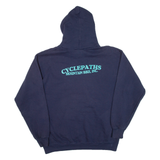 LEE North Lake Tahoe 2001 Mens Blue Hoodie USA L