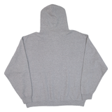 JERZEES Heat Baseball Mens Grey Hoodie USA XL