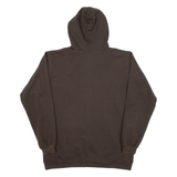 LE MAN Carmen Mexico Womens Brown Hoodie Full Zip M