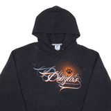 RUSSELL ATHLETIC Douglas Mens Black Hoodie USA M