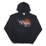 RUSSELL ATHLETIC Douglas Mens Black Hoodie USA M