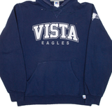 RUSSELL ATHLETIC Vista Eagles Mens Blue Hoodie USA M