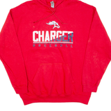 GILDAN Charger Baseball Mens Red Hoodie USA M
