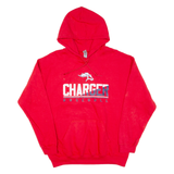 GILDAN Charger Baseball Mens Red Hoodie USA M
