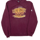 ADIDAS Whitney Wildcats Mens Maroon Hoodie USA S