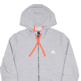ADIDAS Womens Grey Hoodie Full Zip XL