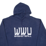 RUSSELL ATHLETIC Basketball Mens Blue Hoodie USA L