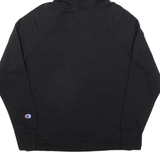 CHAMPION Womens Black Hoodie M