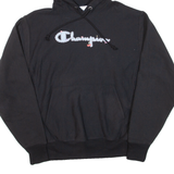CHAMPION REVERSE WEAVE Womens Black Hoodie M