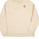 CARHARTT Relaxed Fit Womens Beige Hoodie 2XL