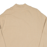 CHAMPION Womens Sweatshirt Beige High Neck M