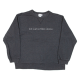 CALVIN KLEIN JEANS Mens Sweatshirt Grey M