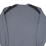 NIKE Mens Sweatshirt Grey 1/4 Zip M